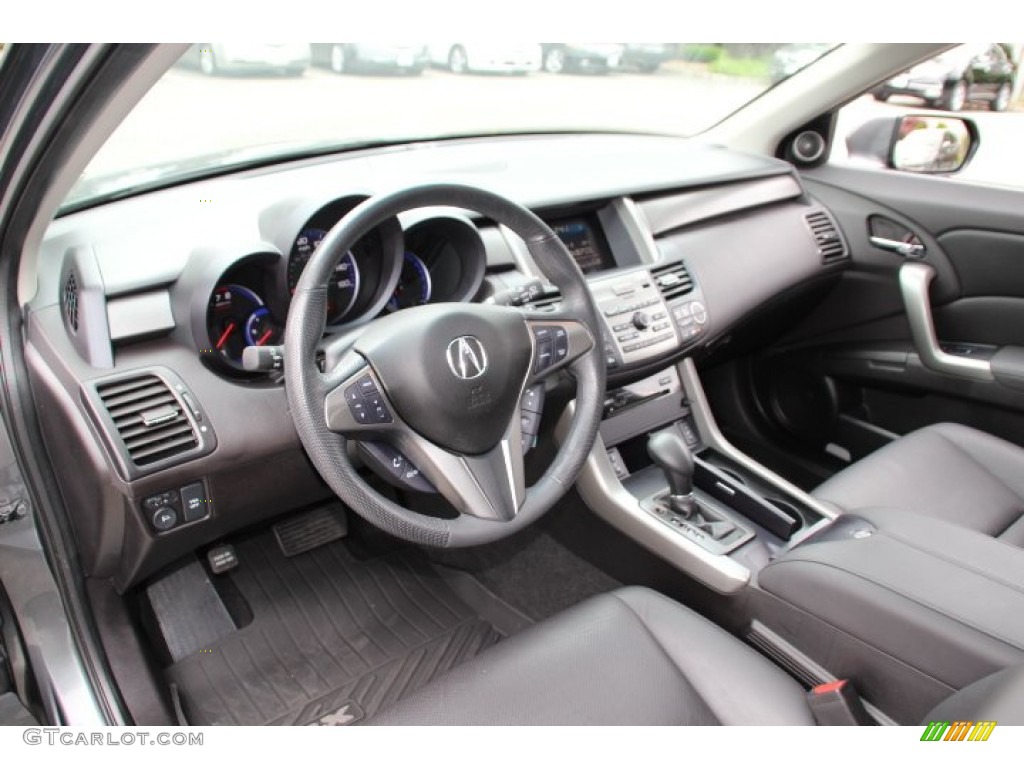 Ebony Interior 2011 Acura RDX SH-AWD Photo #94333749