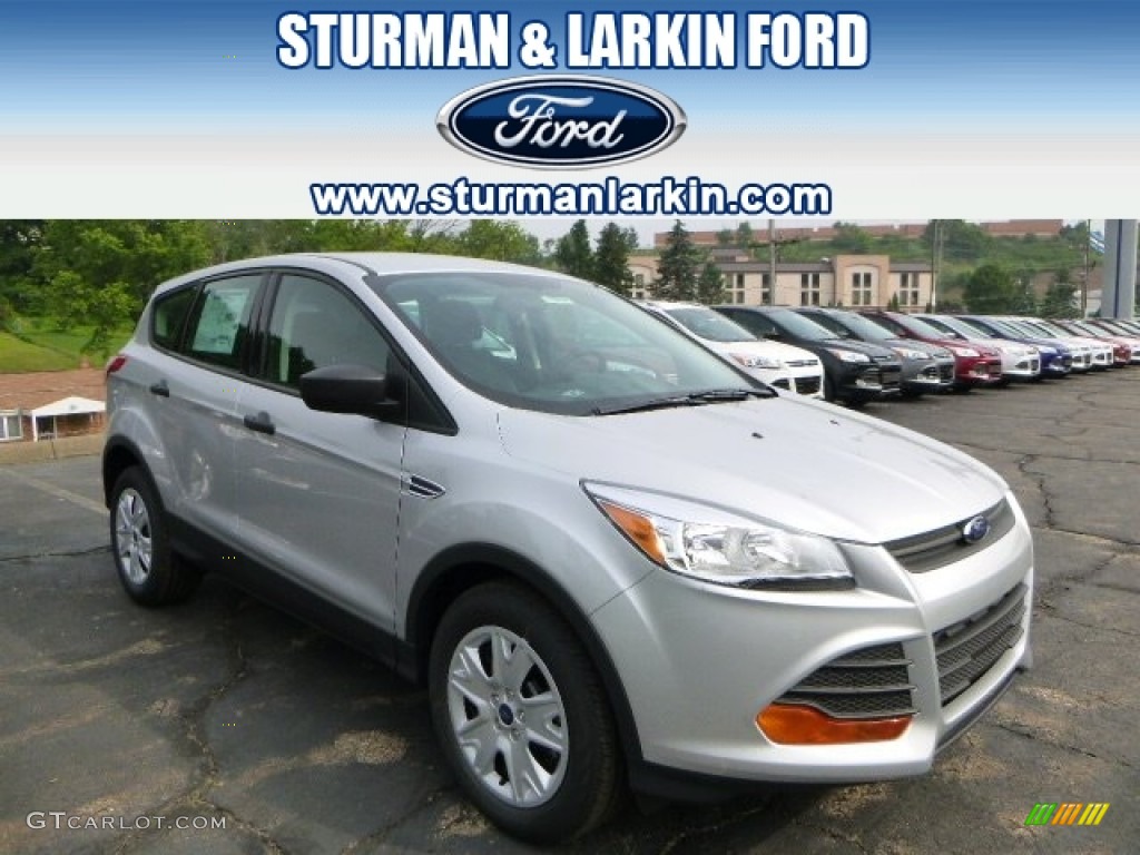 2014 Escape S - Ingot Silver / Charcoal Black photo #1