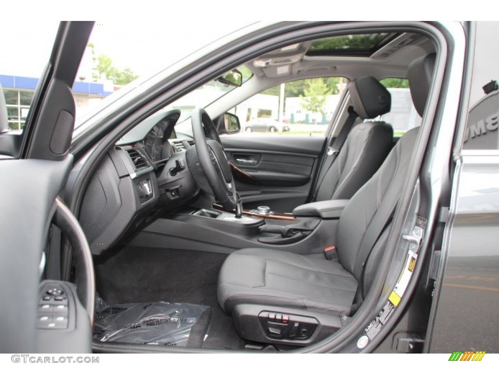 Black Interior 2014 BMW 3 Series 328i xDrive Sedan Photo #94334392