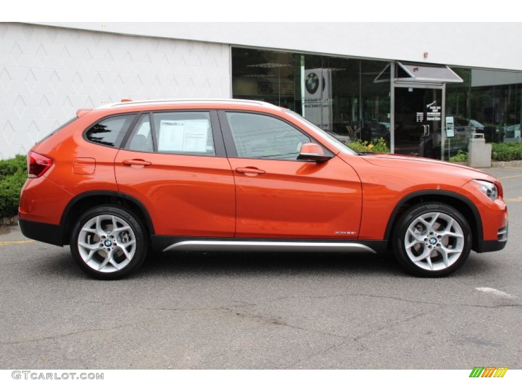 Valencia Orange 2014 BMW X1 xDrive28i Exterior Photo #94335676