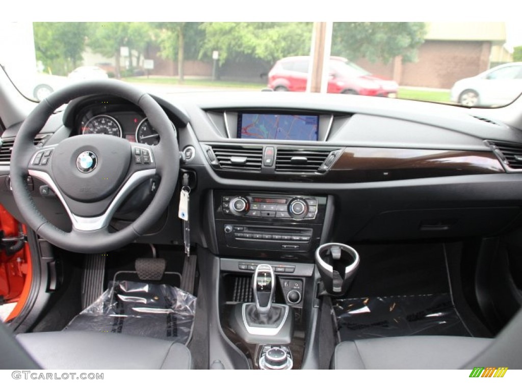 2014 BMW X1 xDrive28i Black Dashboard Photo #94335915
