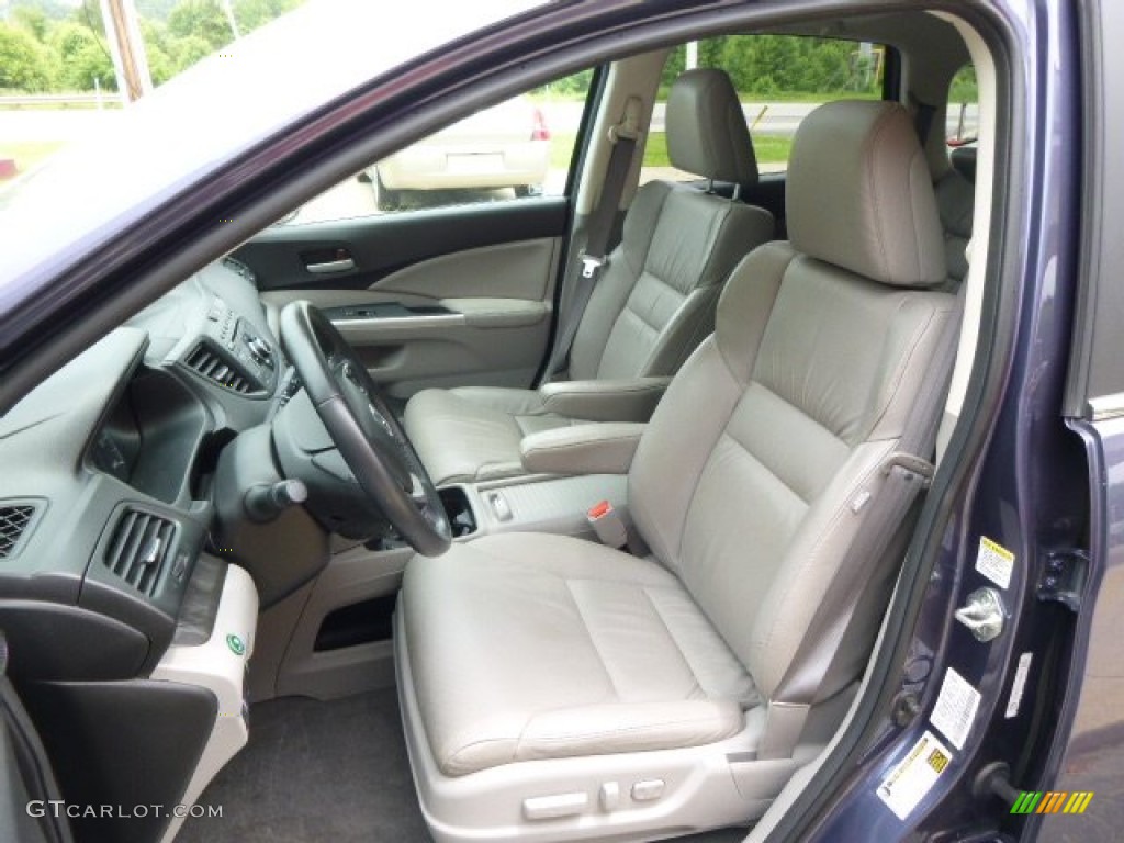 Beige Interior 2012 Honda CR-V EX-L 4WD Photo #94336996