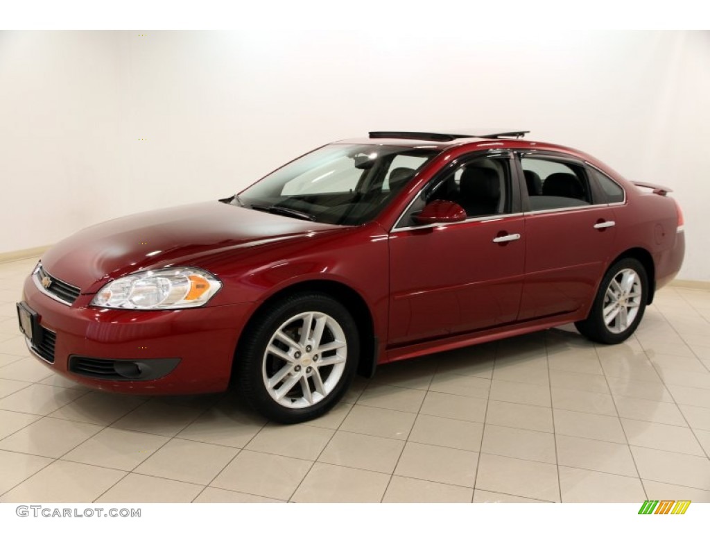 2011 Impala LTZ - Red Jewel Tintcoat / Ebony photo #3