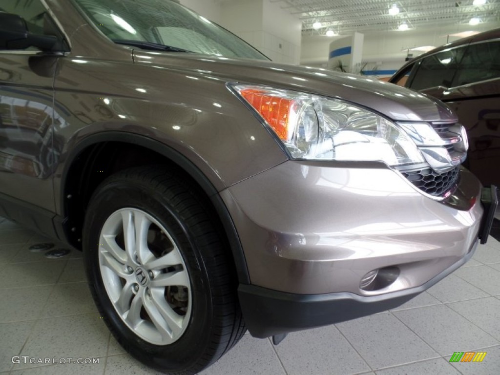 2011 CR-V EX 4WD - Urban Titanium Metallic / Black photo #8