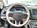 Black/Linen 2015 Chrysler 200 C Steering Wheel