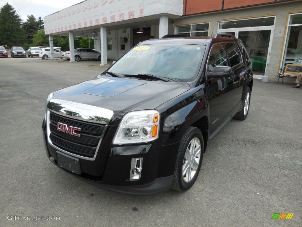 Carbon Black Metallic 2012 GMC Terrain SLE AWD Exterior Photo #94340244
