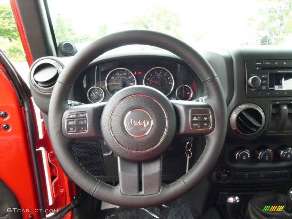 2014 Jeep Wrangler Sport S 4x4 Steering Wheel Photos
