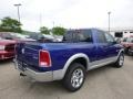 2014 Blue Streak Pearl Coat Ram 1500 Laramie Quad Cab 4x4  photo #6