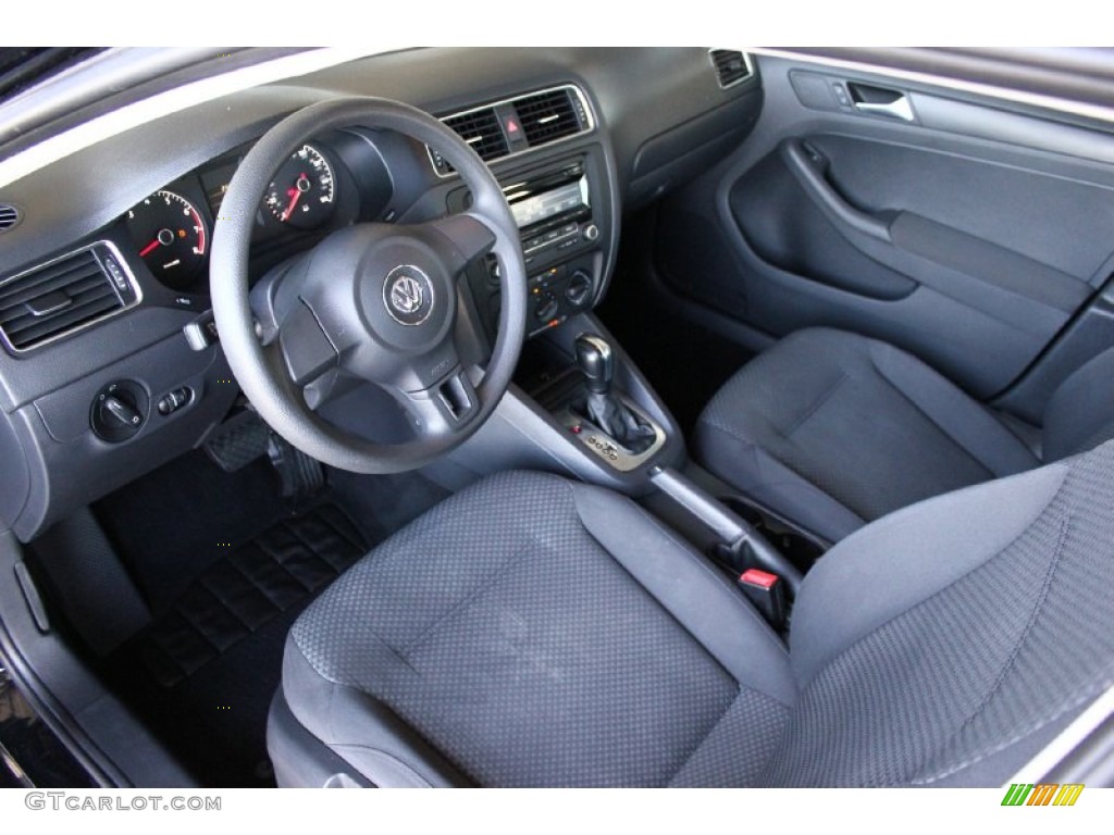 Titan Black Interior 2012 Volkswagen Jetta S Sedan Photo #94342079