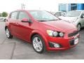 2013 Crystal Red Tintcoat Chevrolet Sonic LTZ Hatch  photo #2