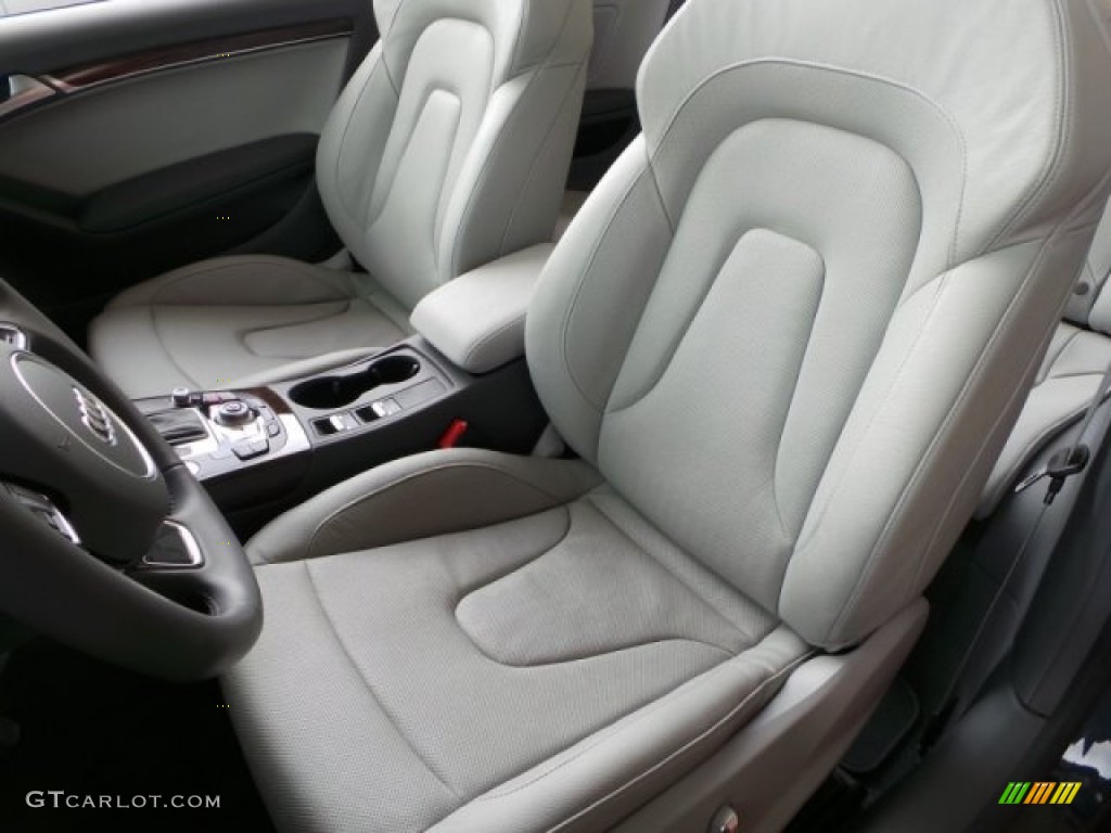 Titanium Grey/Steel Grey Interior 2013 Audi A5 2.0T Cabriolet Photo #94346355