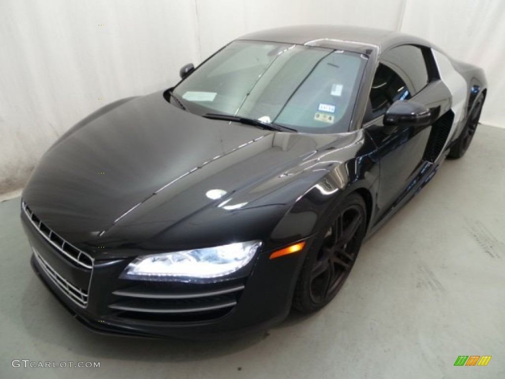 Phantom Black Pearl Effect 2011 Audi R8 5.2 FSI quattro Exterior Photo #94346943