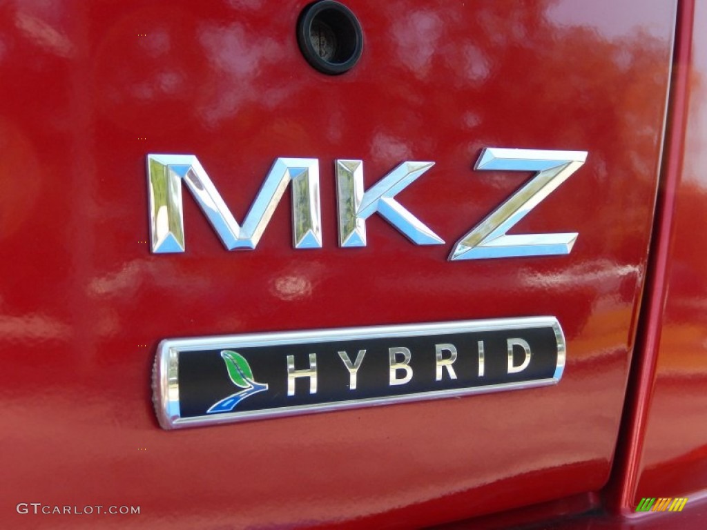 2012 MKZ Hybrid - Red Candy Metallic / Light Camel photo #9