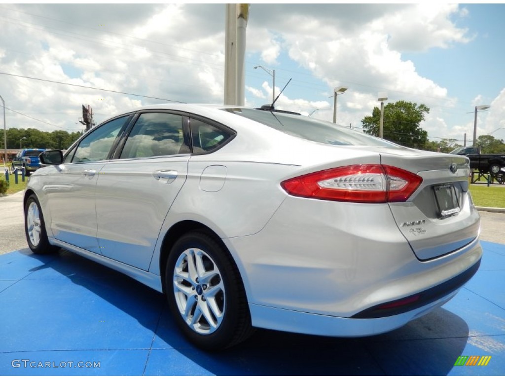 2013 Fusion SE - Ingot Silver Metallic / Charcoal Black photo #3