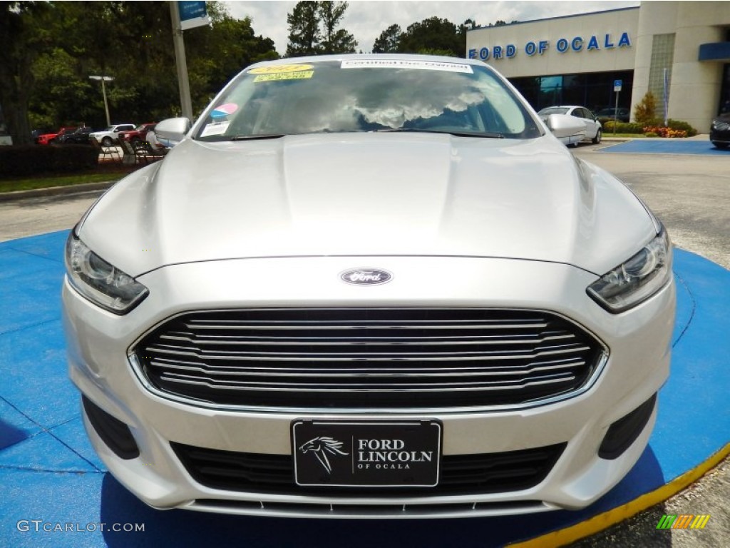 2013 Fusion SE - Ingot Silver Metallic / Charcoal Black photo #8