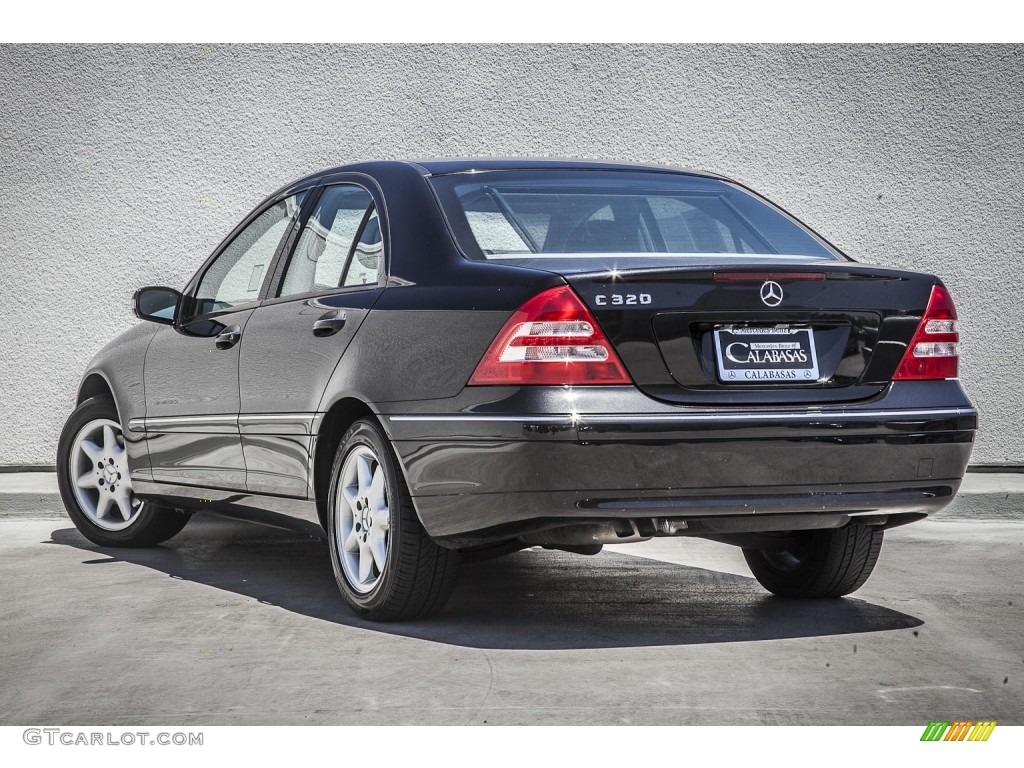 2003 C 320 Sedan - Black / Ash photo #10