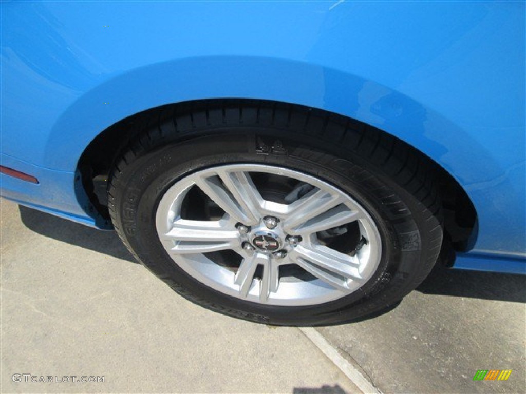 2013 Mustang V6 Convertible - Grabber Blue / Charcoal Black photo #15