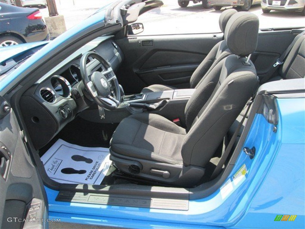 2013 Mustang V6 Convertible - Grabber Blue / Charcoal Black photo #21