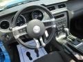 2013 Grabber Blue Ford Mustang V6 Convertible  photo #23