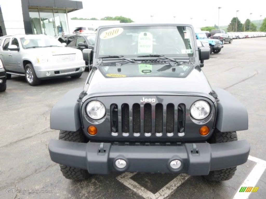 2010 Wrangler Unlimited Rubicon 4x4 - Dark Charcoal Pearl / Dark Slate Gray/Medium Slate Gray photo #2