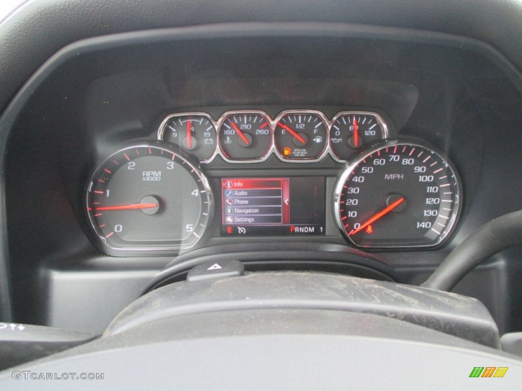 2015 GMC Sierra 2500HD SLE Double Cab 4x4 Gauges Photo #94355109