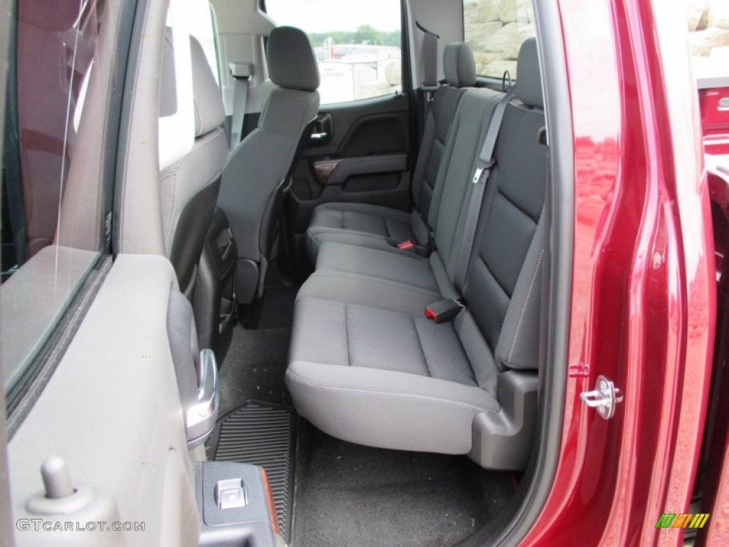 2015 GMC Sierra 2500HD SLE Double Cab 4x4 Rear Seat Photo #94355180