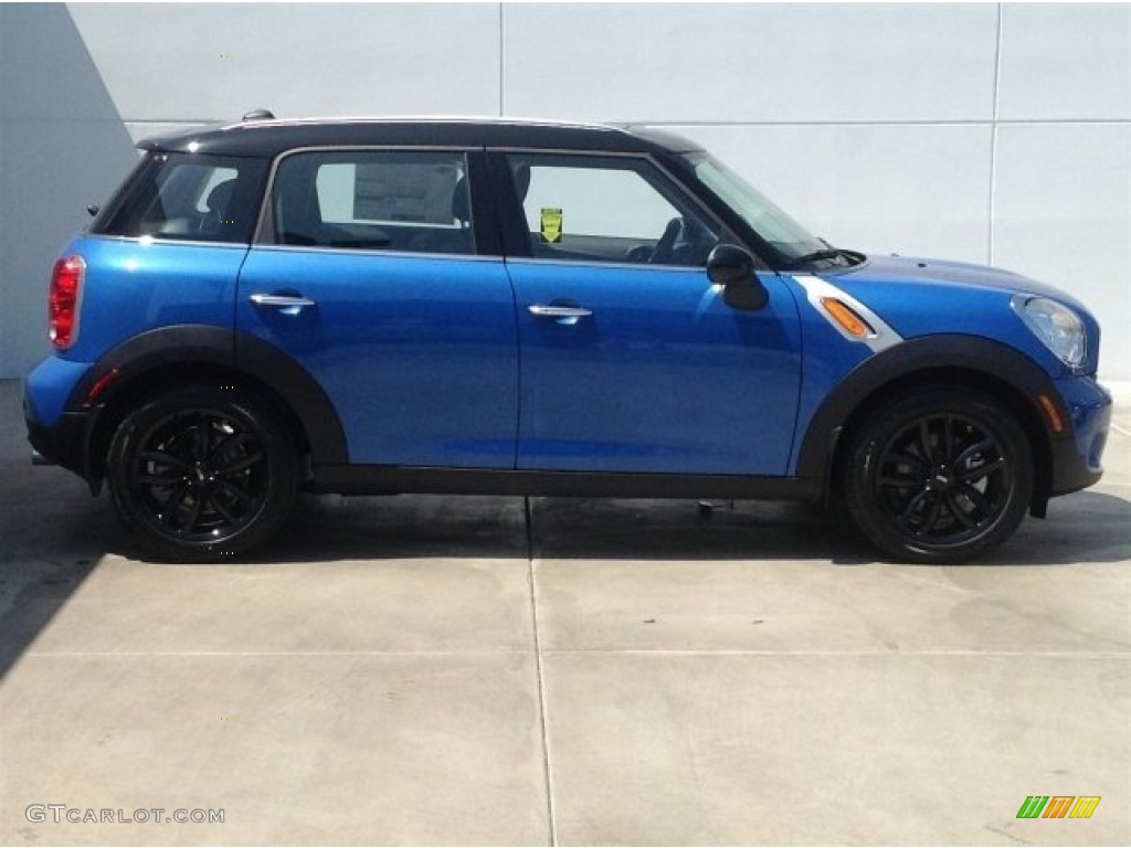 True Blue Metallic 2014 Mini Cooper Countryman Exterior Photo #94355340