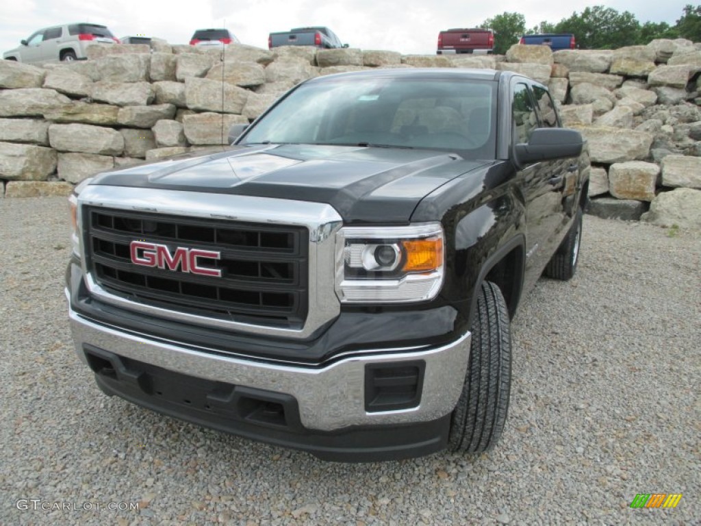 2014 Sierra 1500 Crew Cab 4x4 - Onyx Black / Jet Black/Dark Ash photo #2