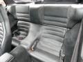 1985 Porsche 944 Black Interior Rear Seat Photo