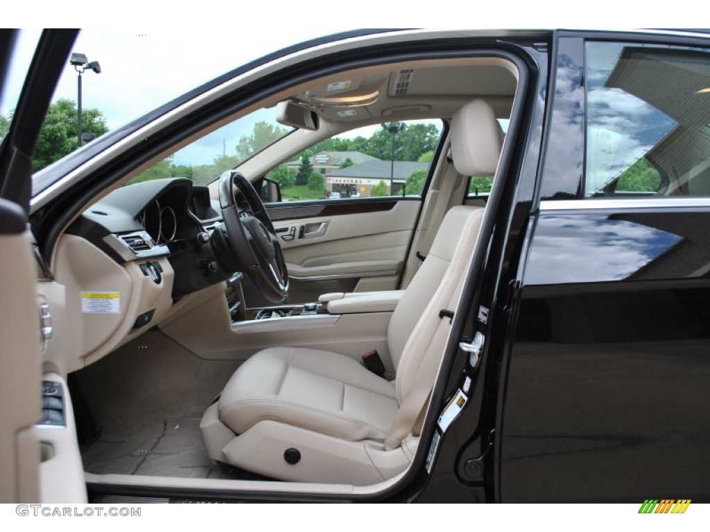 2014 E 350 4Matic Sedan - Black / Silk Beige/Espresso Brown photo #5