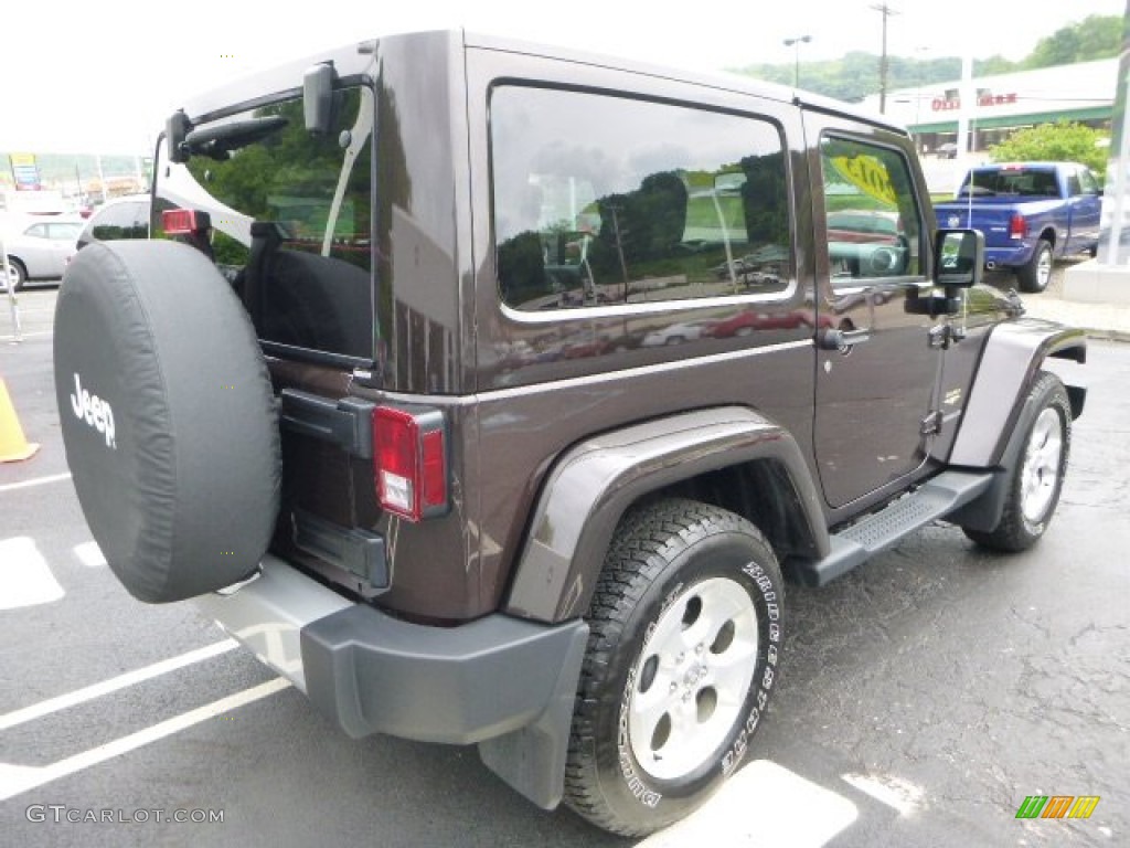 2013 Wrangler Sahara 4x4 - Rugged Brown / Black/Dark Saddle photo #5