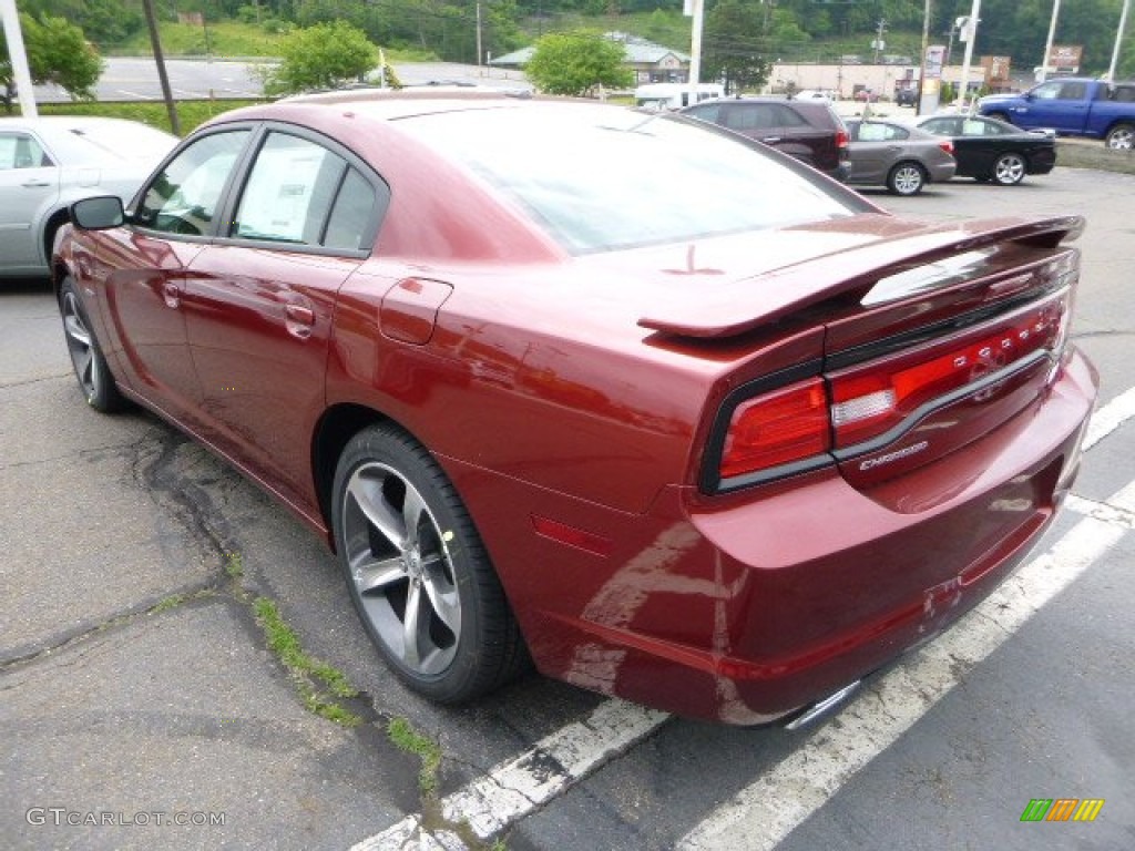 2014 Charger R/T Plus 100th Anniversary Edition - High Octane Red Pearl / Anniversary Black/Foundry Black with Cloud Overprint photo #3