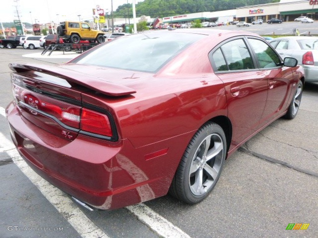 2014 Charger R/T Plus 100th Anniversary Edition - High Octane Red Pearl / Anniversary Black/Foundry Black with Cloud Overprint photo #5