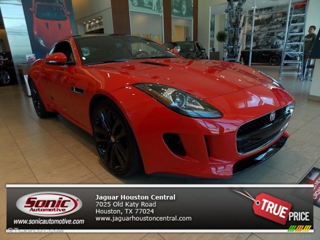 2015 F-TYPE S Coupe - Salsa Red / Jet photo #1