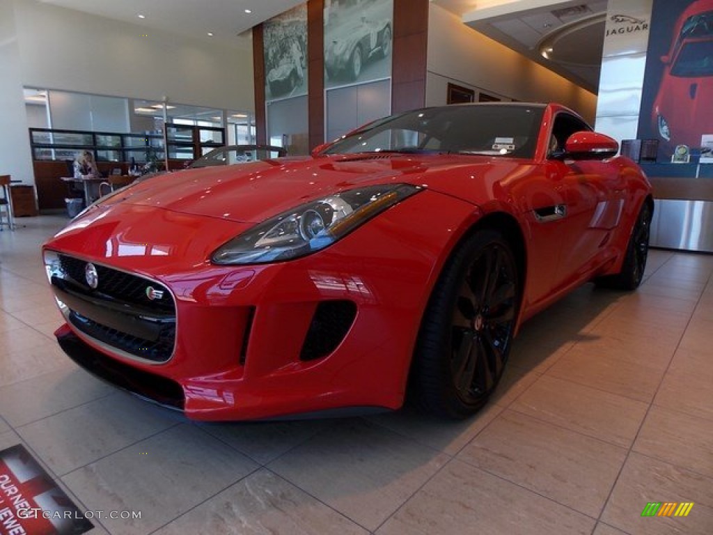 Salsa Red 2015 Jaguar F-TYPE S Coupe Exterior Photo #94361210