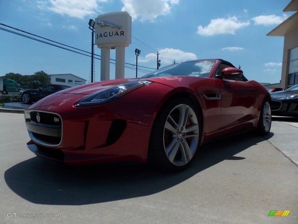 2014 F-TYPE V8 S - Italian Racing Red Metallic / Jet photo #4