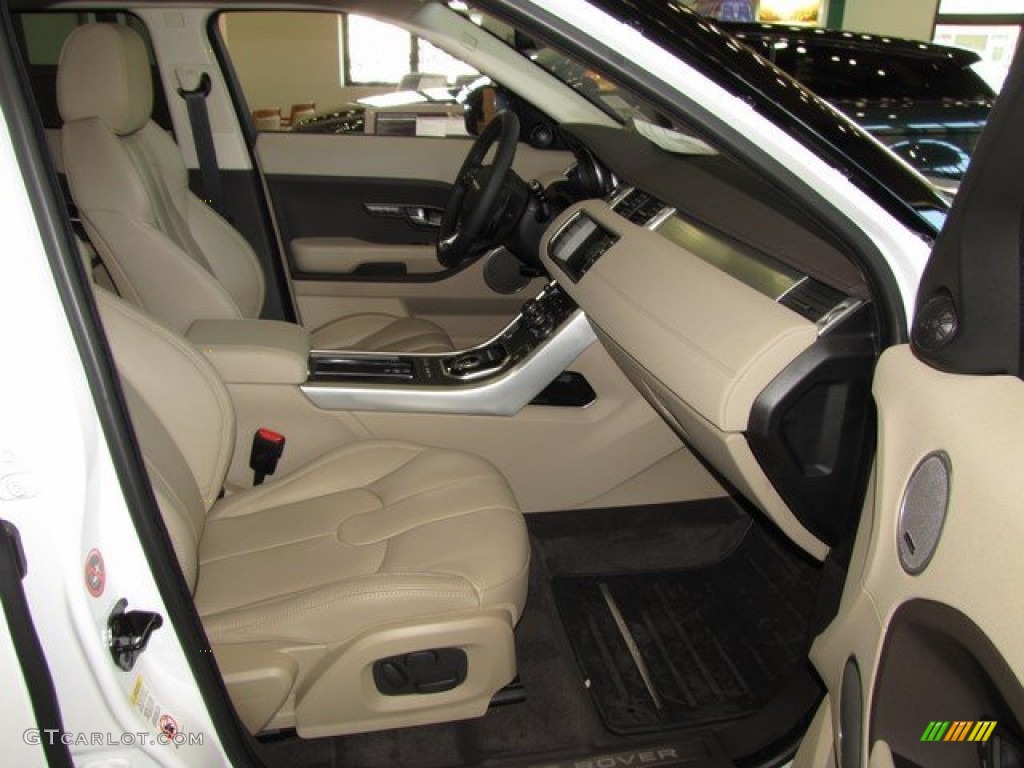 Almond/Espresso Interior 2014 Land Rover Range Rover Evoque Pure Photo #94362251