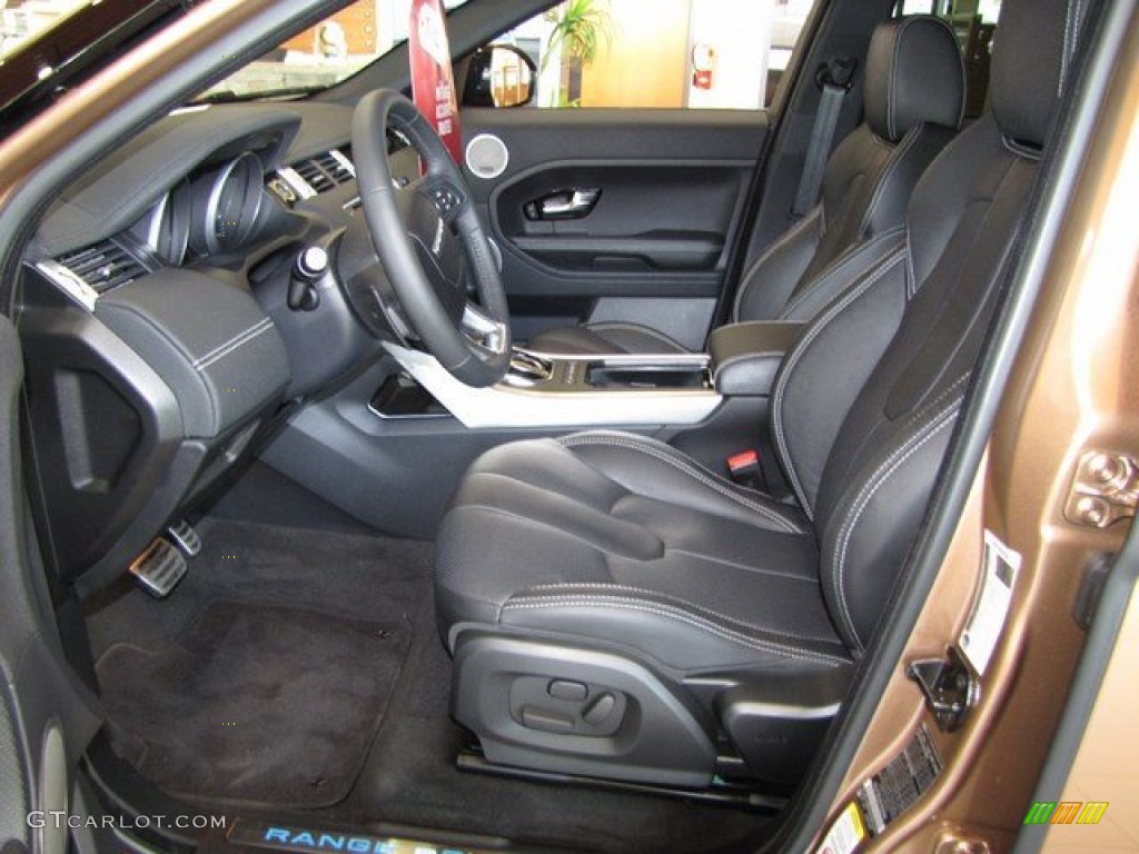 Dynamic Ebony/Cirrus Stitch Interior 2014 Land Rover Range Rover Evoque Dynamic Photo #94362494