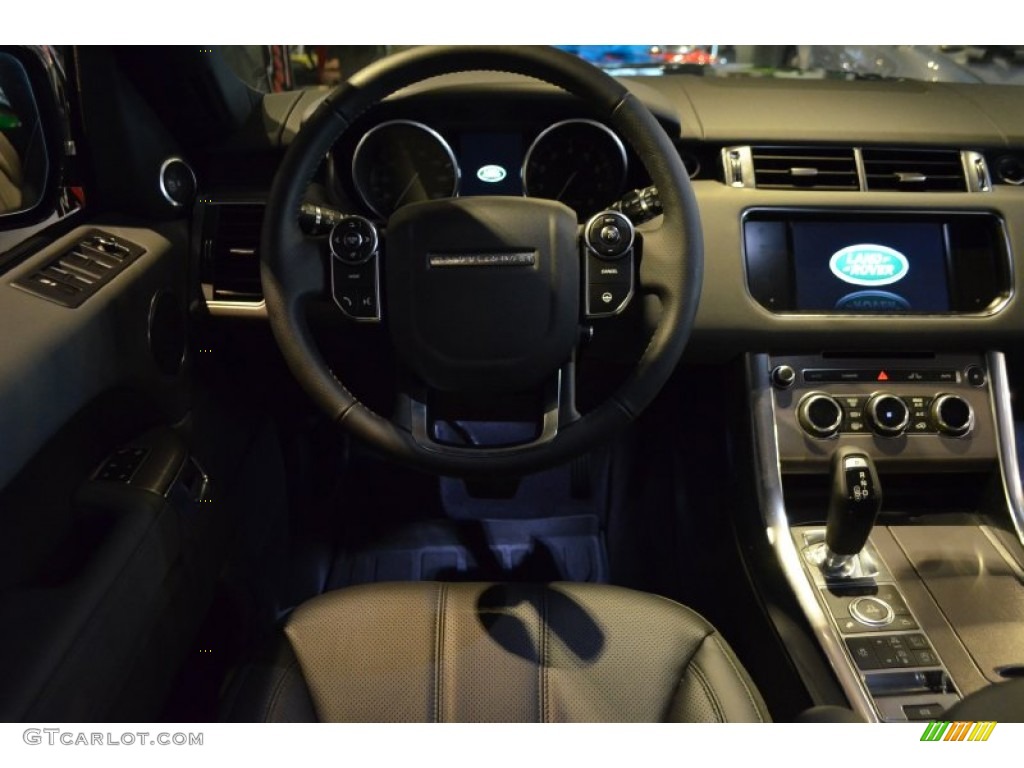 2014 Land Rover Range Rover Sport HSE Ebony/Lunar/Ebony Dashboard Photo #94363928