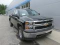 2014 Black Chevrolet Silverado 1500 WT Double Cab 4x4  photo #11