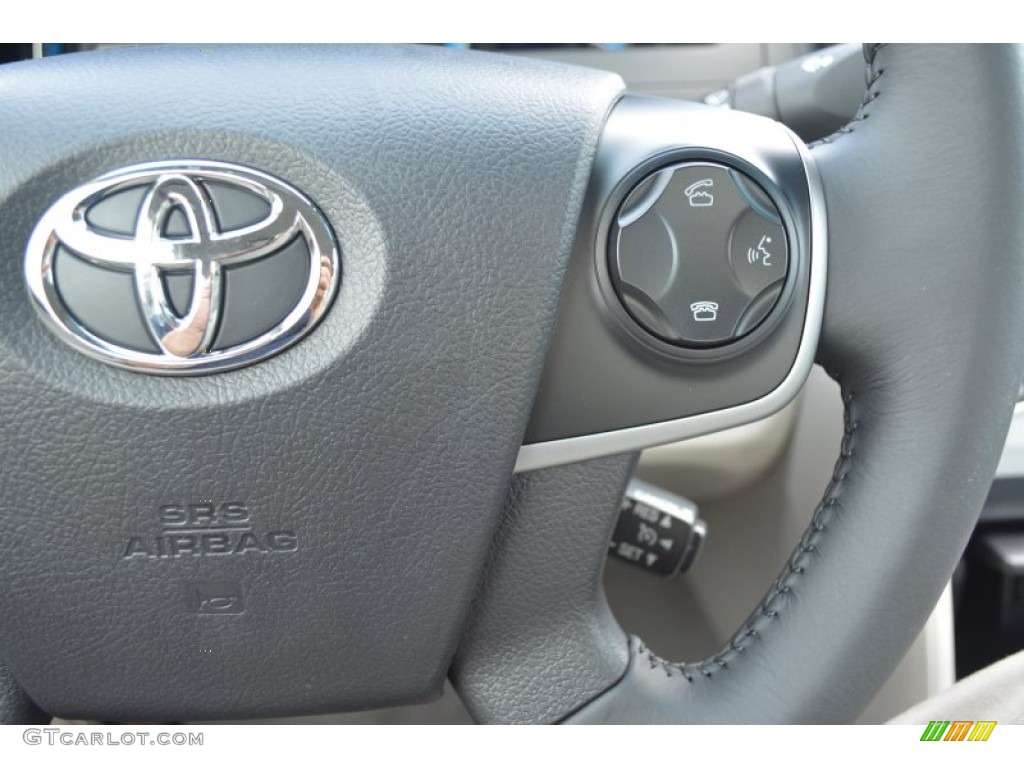 2014 Camry Hybrid XLE - Attitude Black Metallic / Ash photo #24