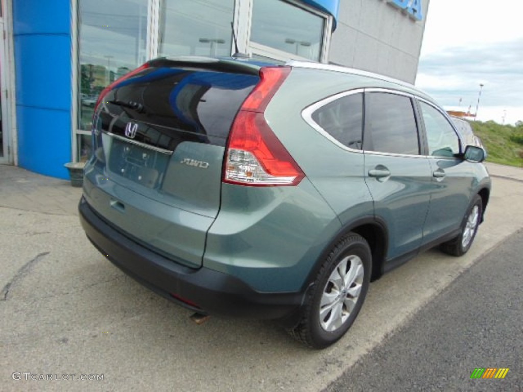 2012 CR-V EX-L 4WD - Opal Sage Metallic / Beige photo #8