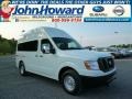 Glacier White 2014 Nissan NV 3500 HD S High Roof