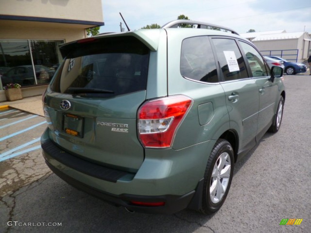 2015 Forester 2.5i Limited - Jasmine Green Metallic / Gray photo #7