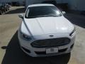2014 Oxford White Ford Fusion S  photo #1
