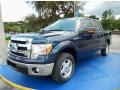 2014 Blue Jeans Ford F150 XLT SuperCrew  photo #1