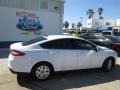 2014 Oxford White Ford Fusion S  photo #7