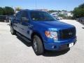 2014 Blue Flame Ford F150 STX SuperCab  photo #6