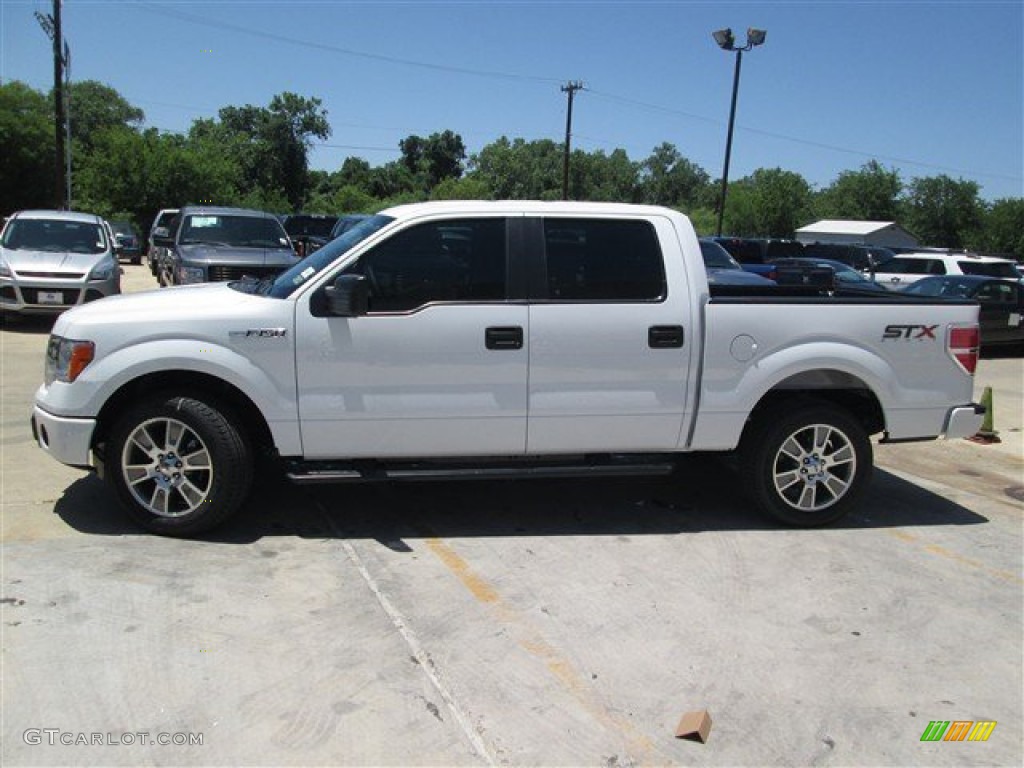 2014 F150 STX SuperCrew - Oxford White / Black photo #3