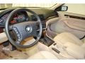 2005 BMW 3 Series Sand Interior Prime Interior Photo